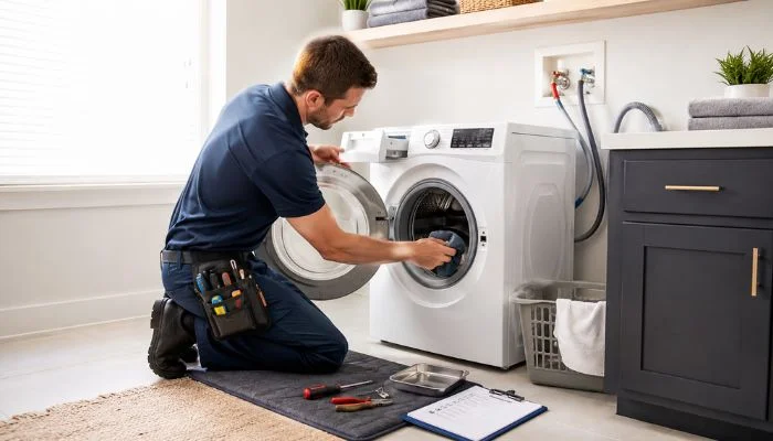 professional service washing Machine deep cleaning