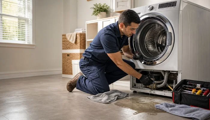 washer leaking repair